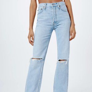 Re/done High Rise Loose Jeans